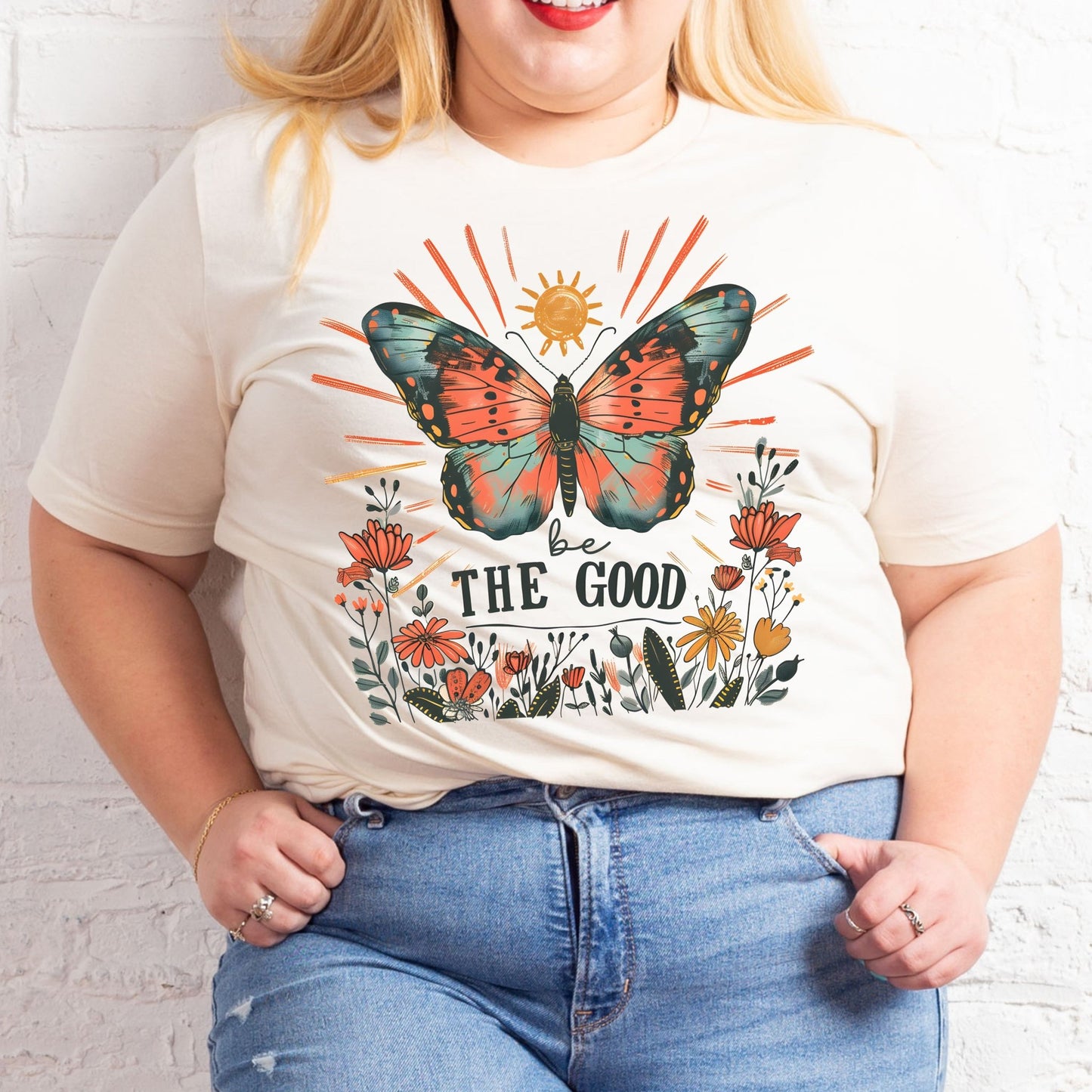 Be the Good Butterfly - natural - Sunfire Tees