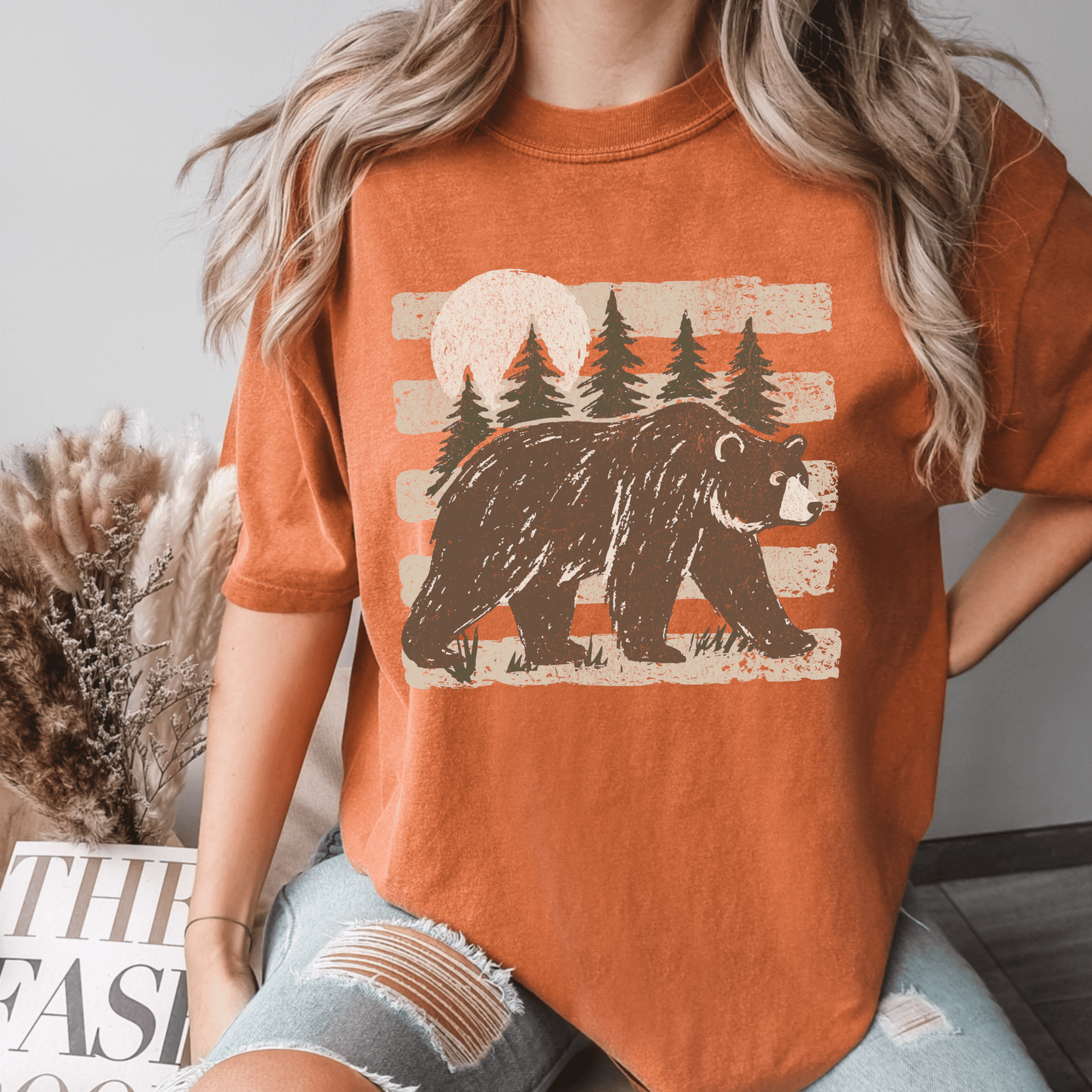 Bear - Comfort Colors - Sunfire Tees