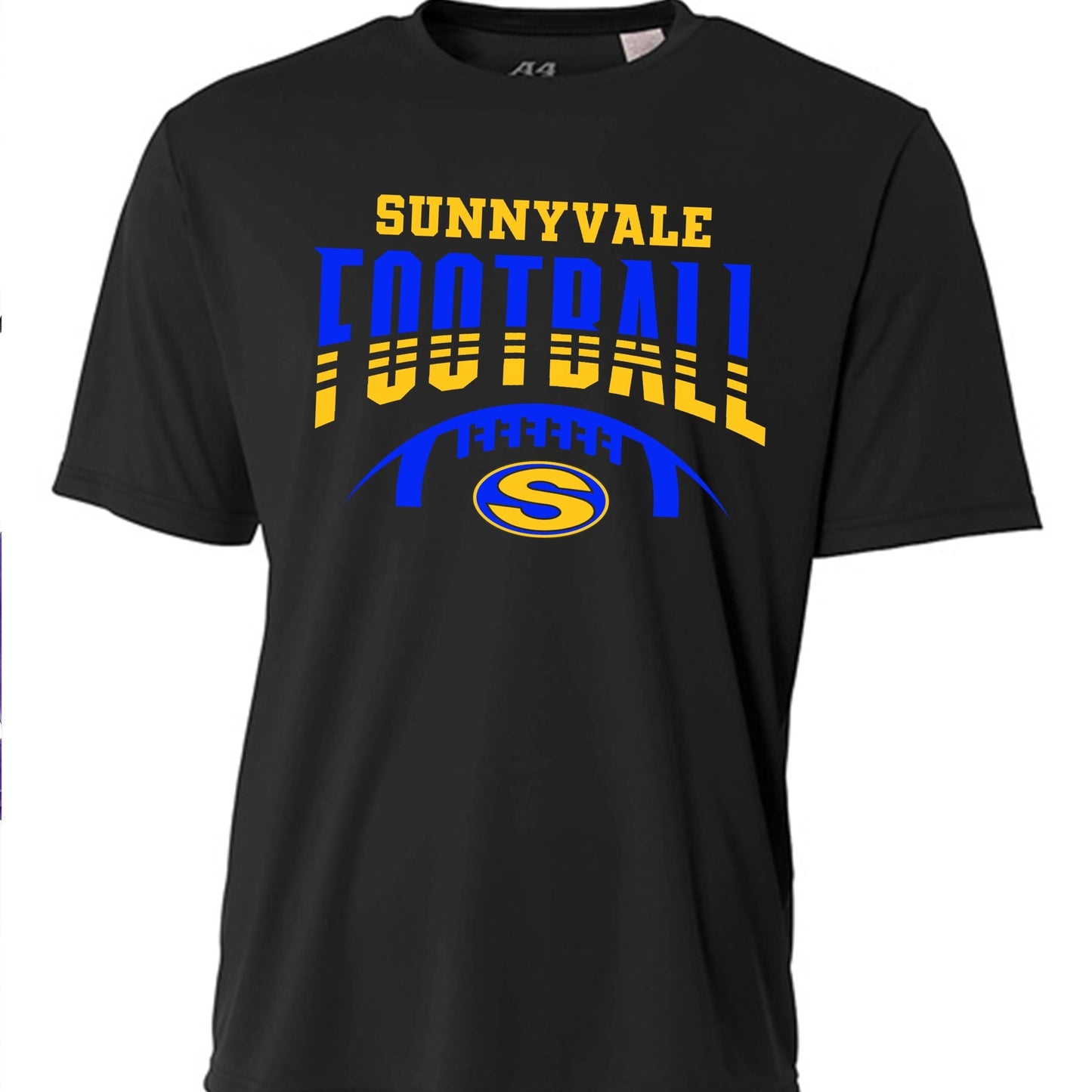 Black Dri - Fit Sunnyvale Football - Sunfire Tees