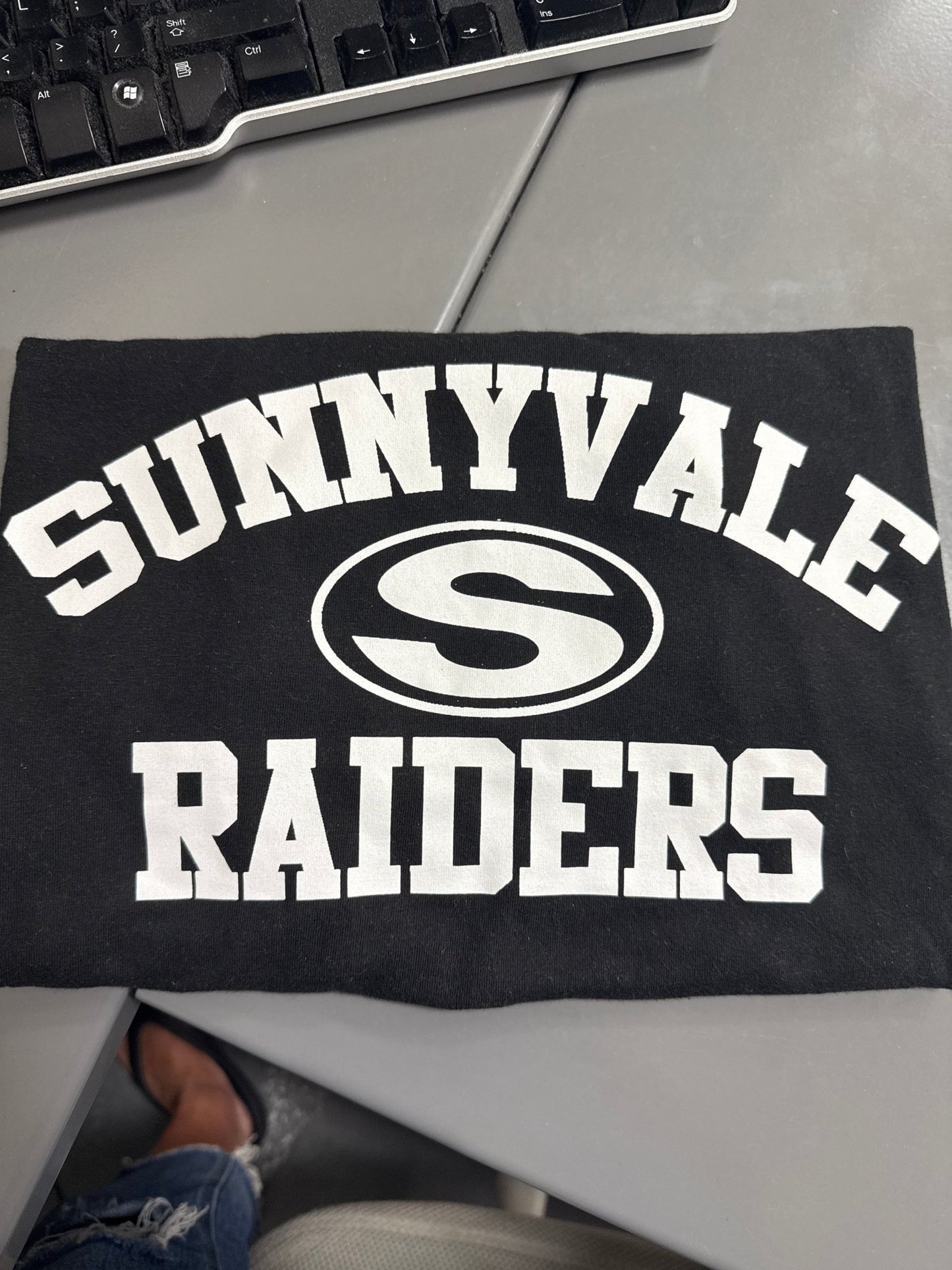 Black Sunnyvale Raiders - Comfort Colors - Sunfire Tees
