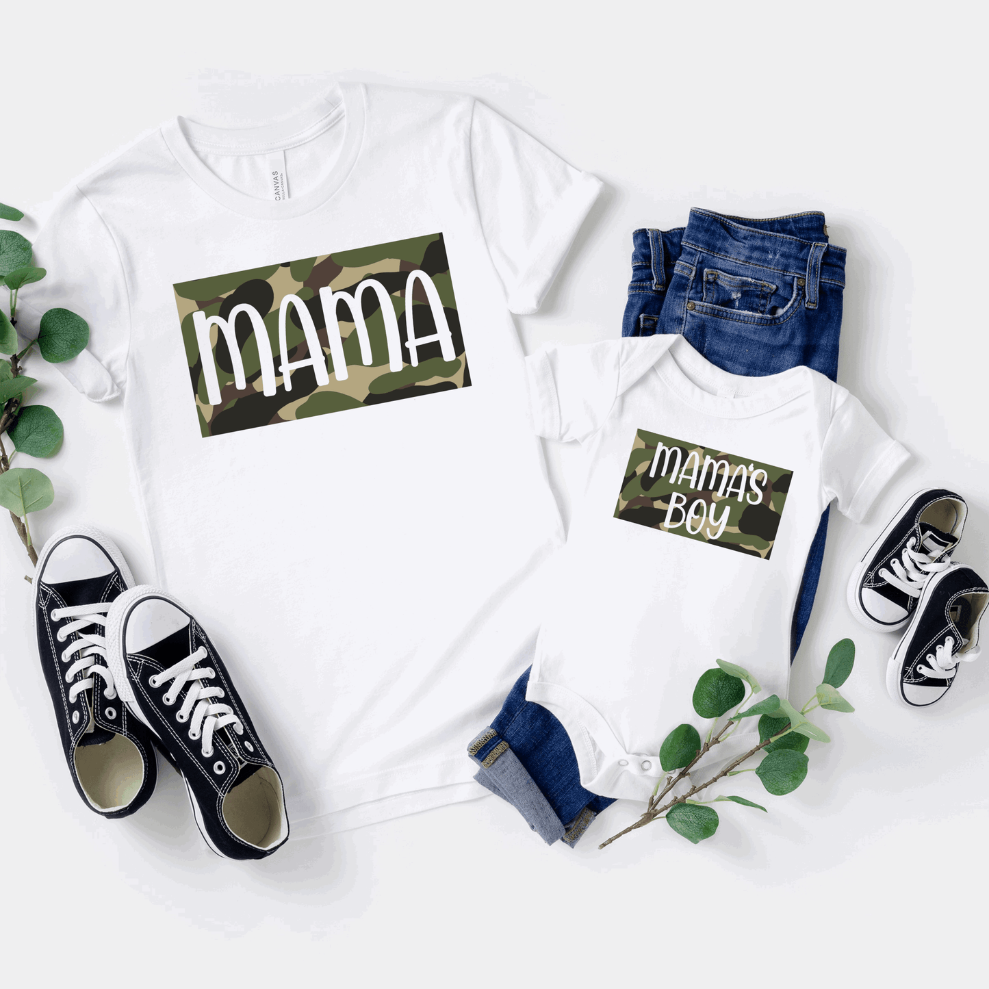 Camo Mama Shirt - Mommy & Me - Sunfire Tees
