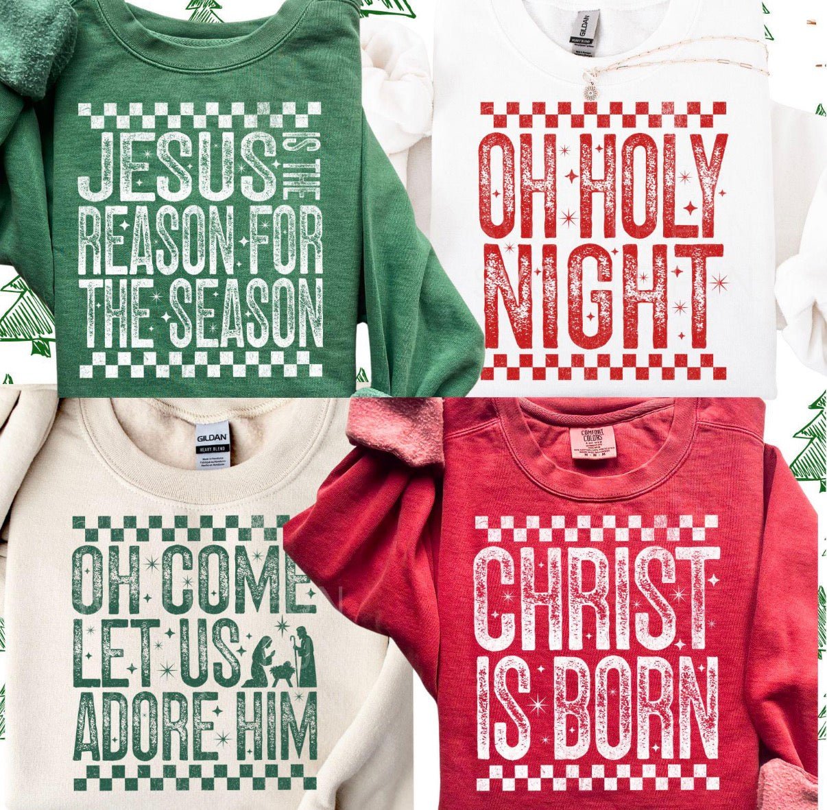 Christmas Sweatshirt - design your own - Sunfire Tees