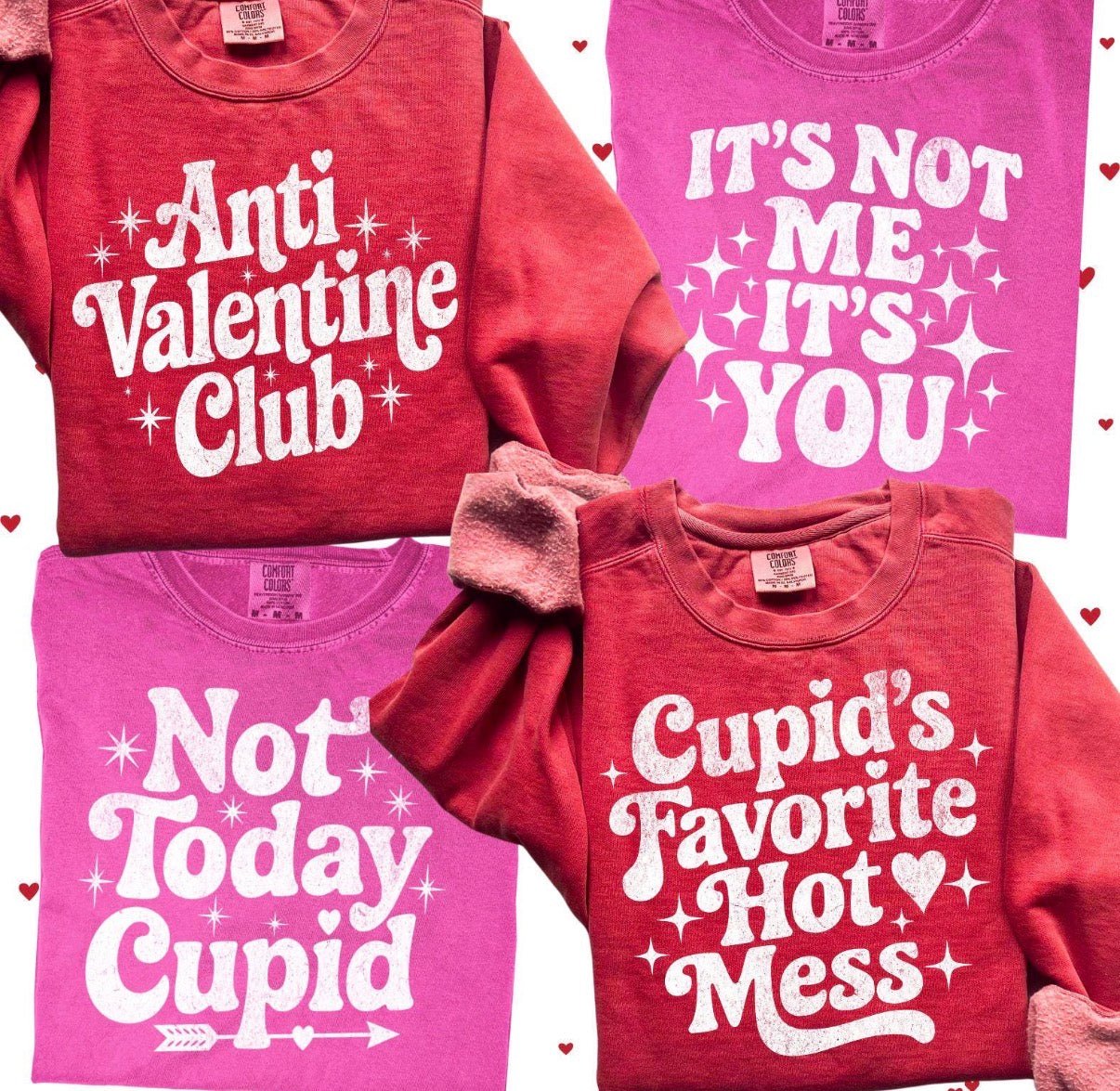 Funny Valentine Tees - Comfort Colors - Sunfire Tees