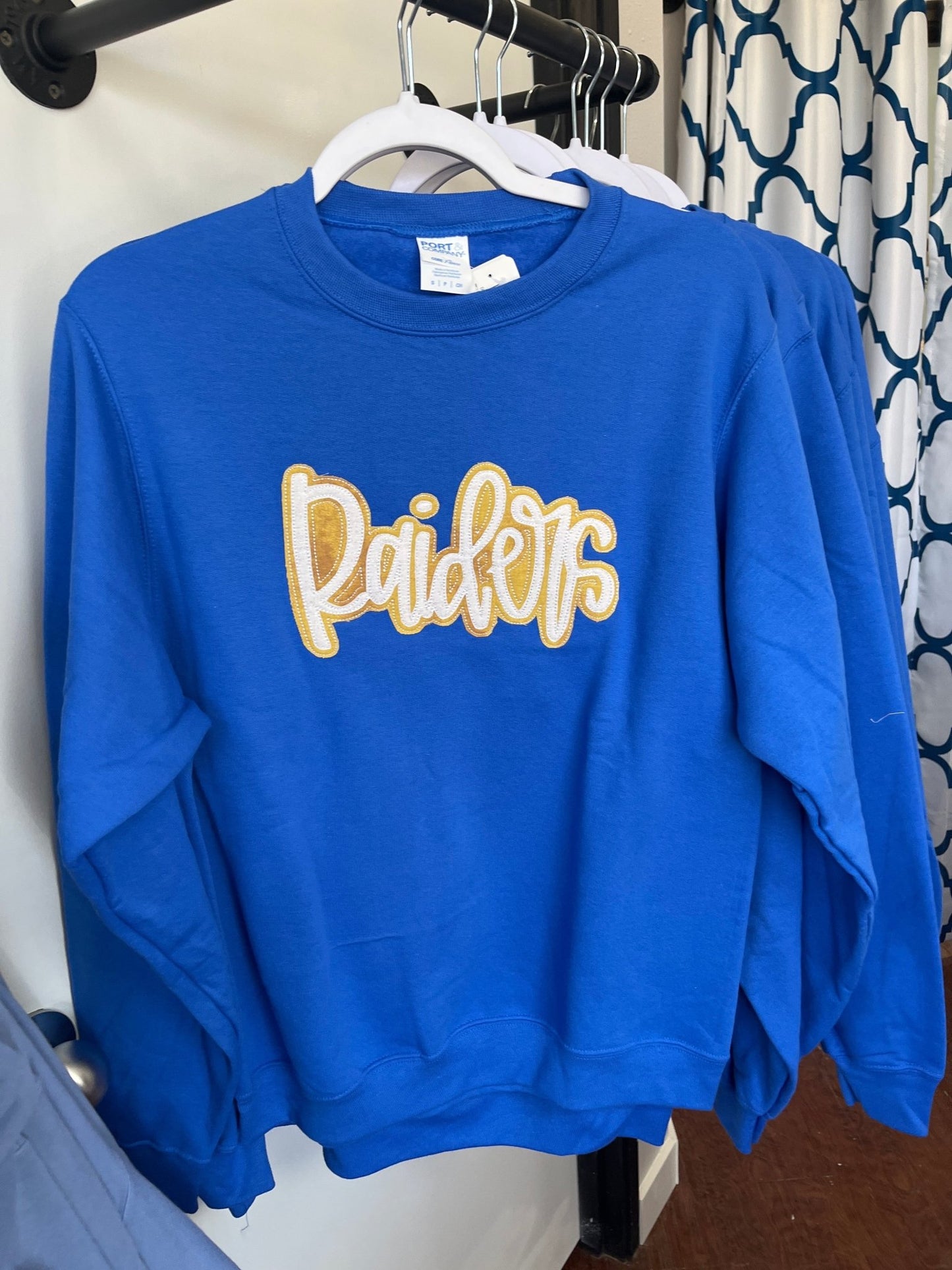 Glittery Raiders Team Spirit Crew - Sunfire Tees