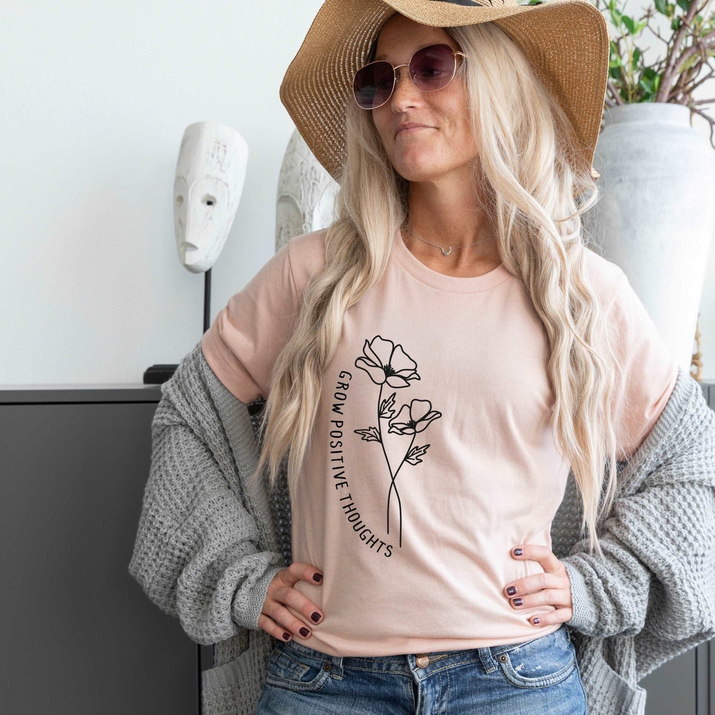 Grow Positive Thoughts - Sunfire Tees