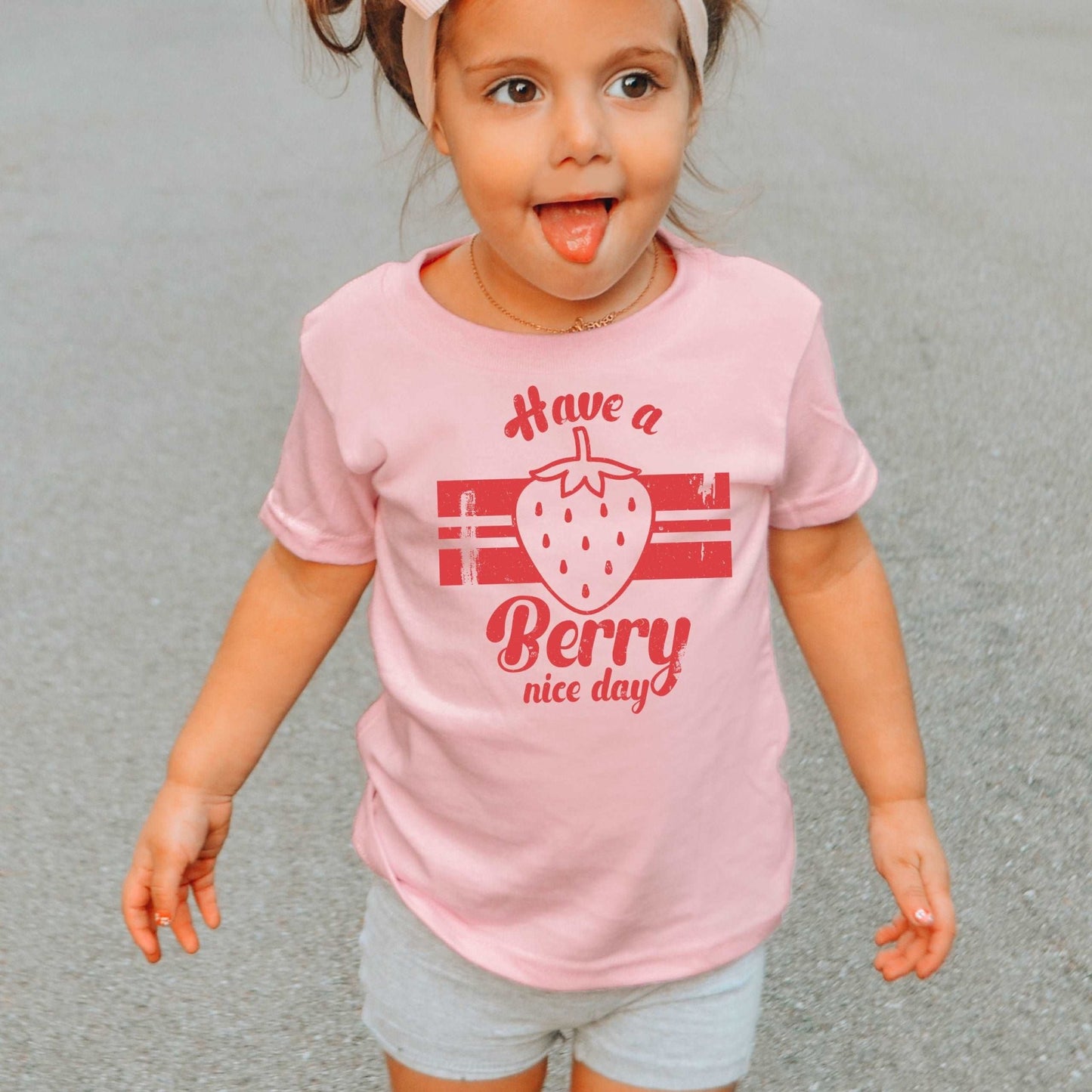Have a Berry Nice Day - pink - Sunfire Tees