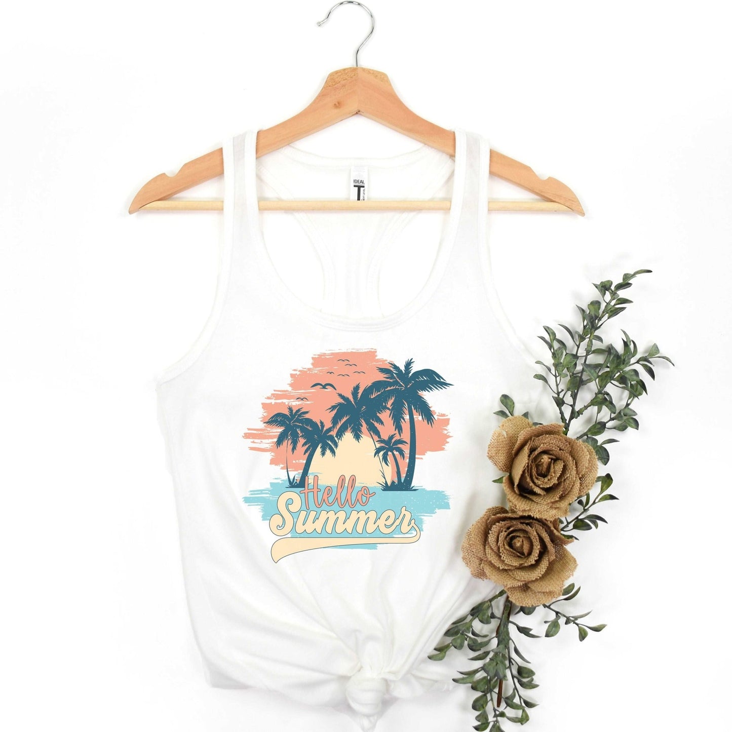 Hello Summer Palms - Sunfire Tees