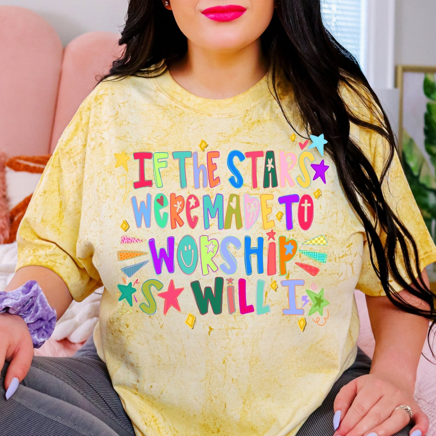 If the Stars were Made to Worship - Comfort Colors - Sunfire Tees