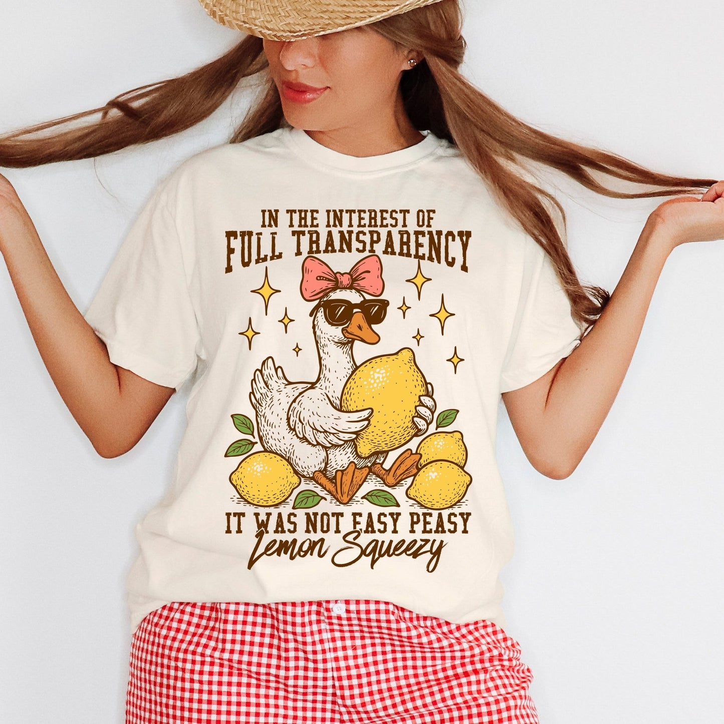 It was Not Easy Peasy - natural - Sunfire Tees