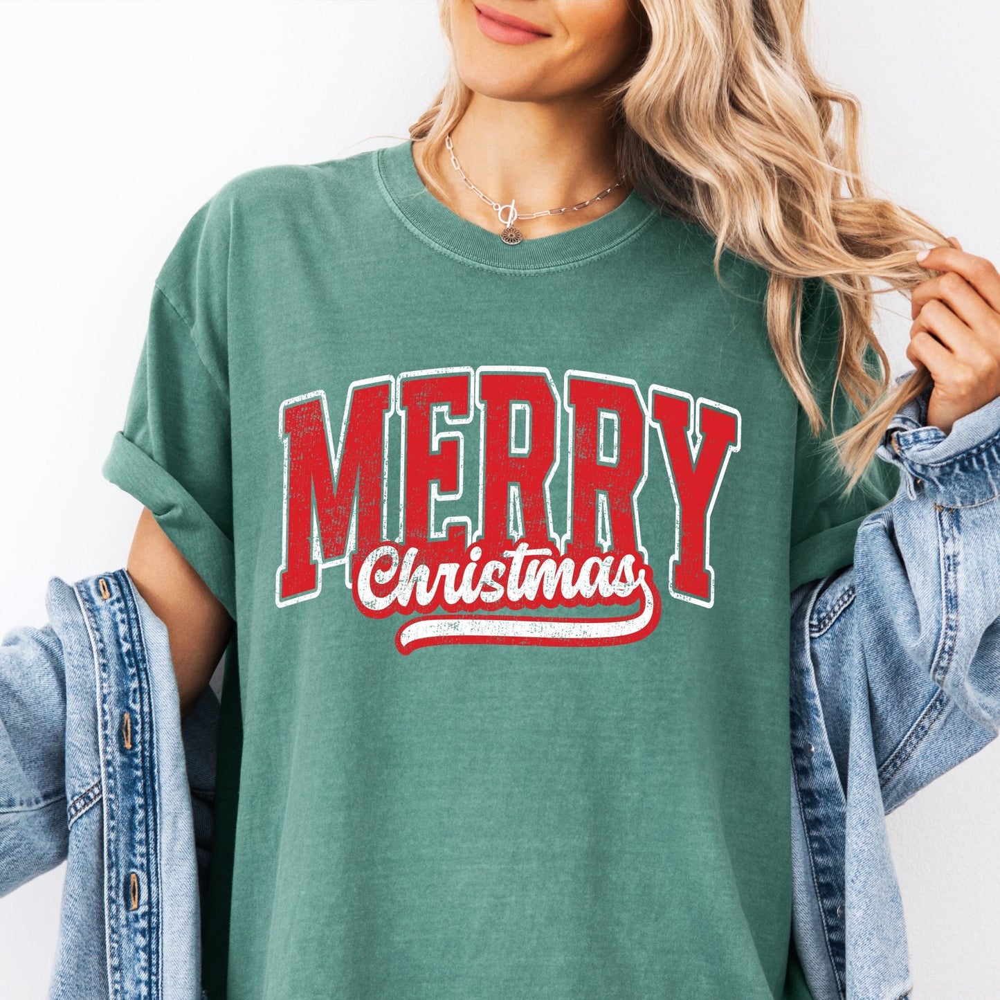 Merry Christmas - CC Light Green - Sunfire Tees