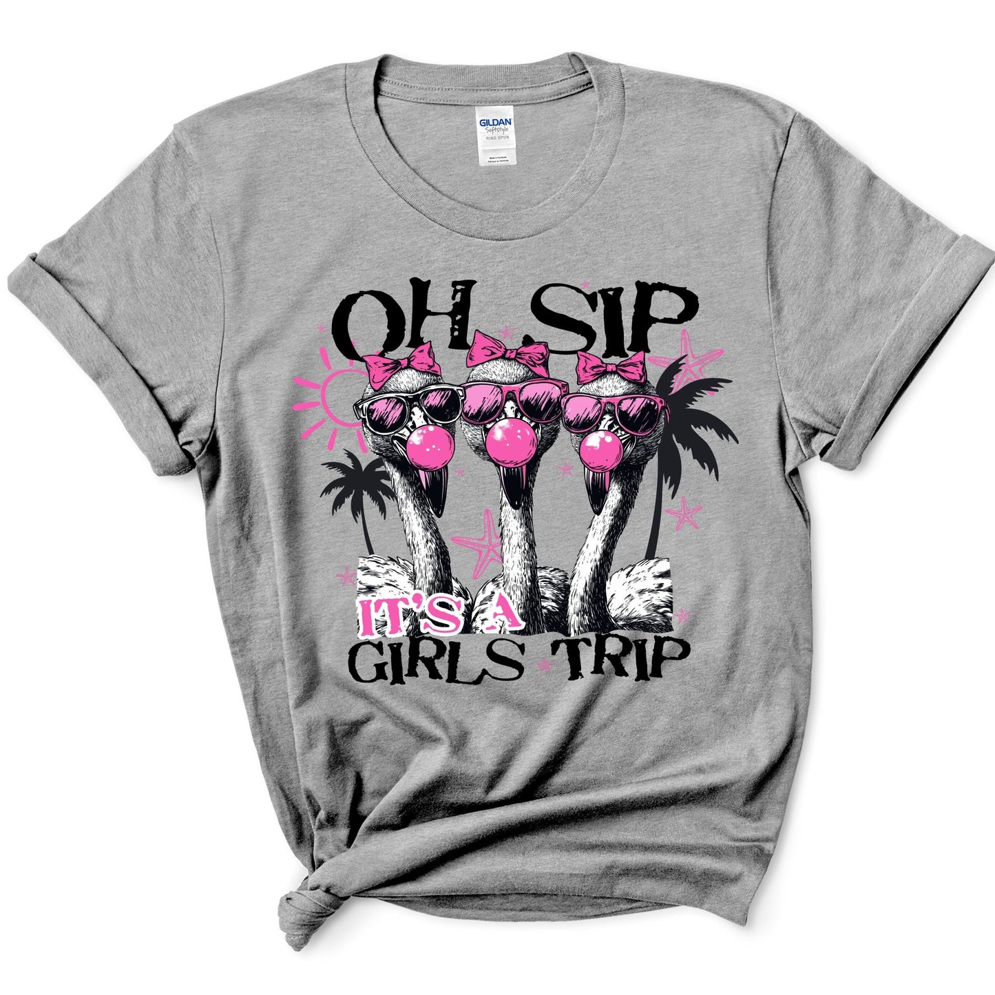 Oh Sip It's a Girls' Trip - Sunfire Tees