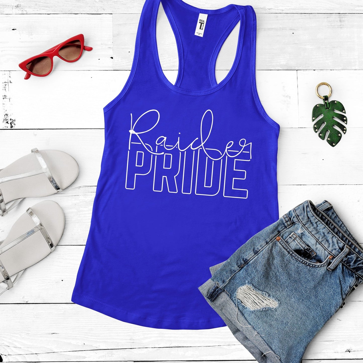 Raider Pride - royal w/ white print - Sunfire Tees