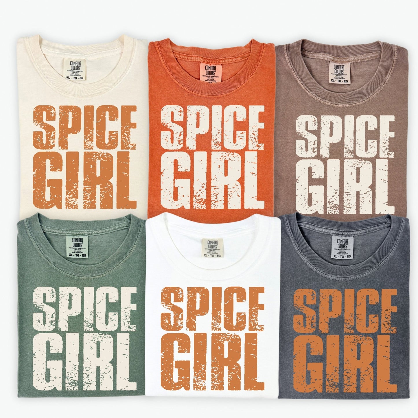 Spice Girl - Comfort Colors - Sunfire Tees