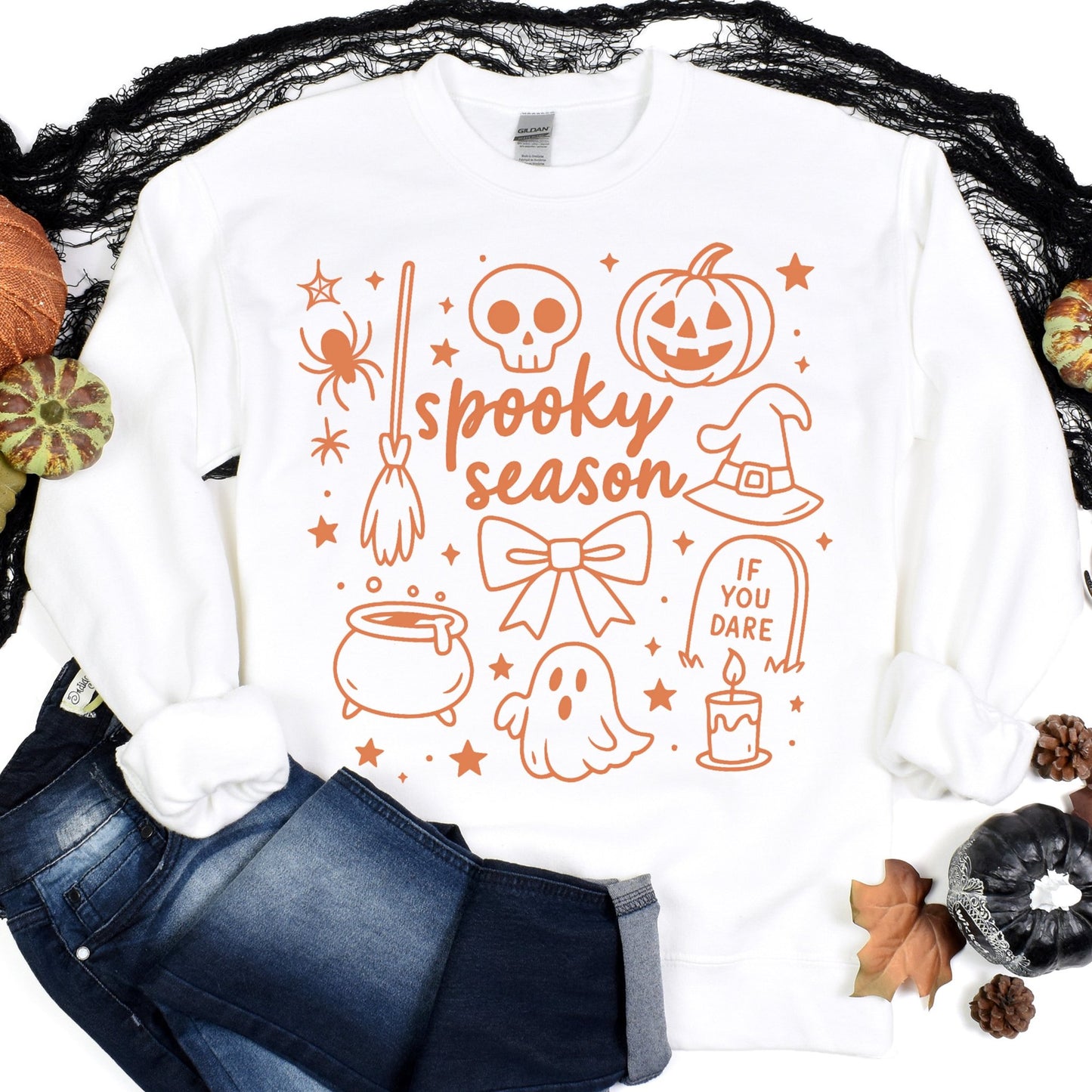 Spooky Season - white - Sunfire Tees