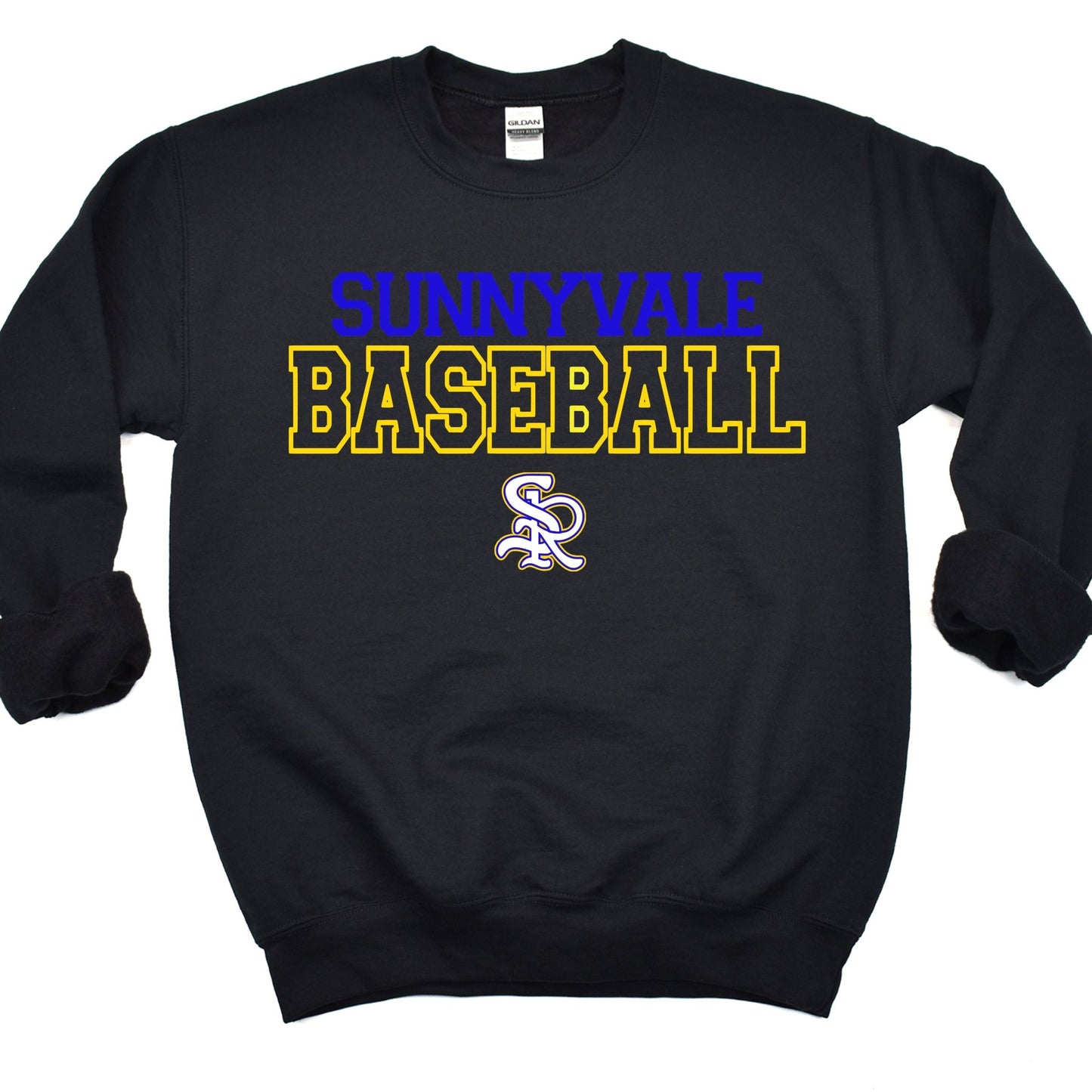 Sunnyvale Baseball - black - Sunfire Tees