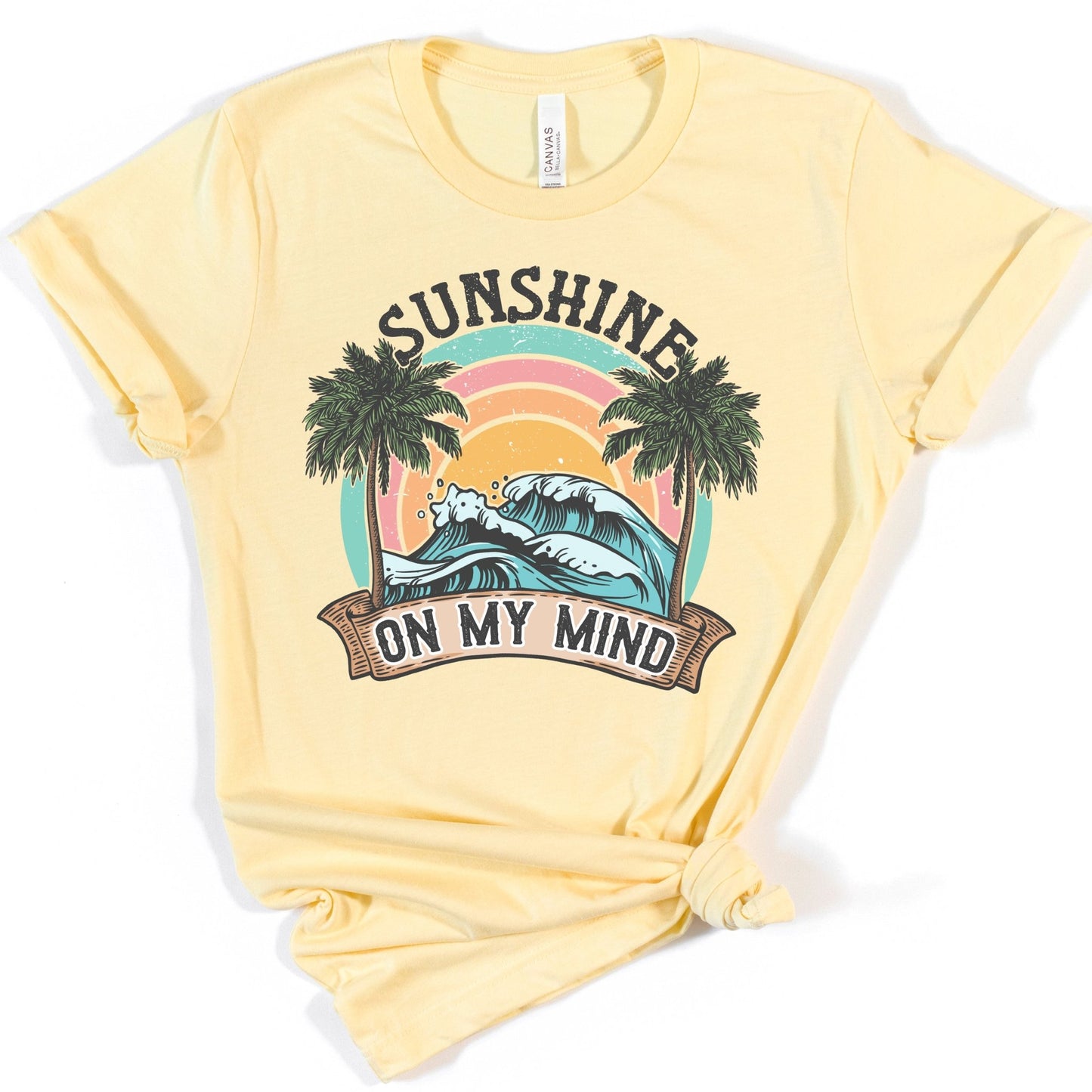 Sunshine on my Mind - heather french vanilla - Sunfire Tees