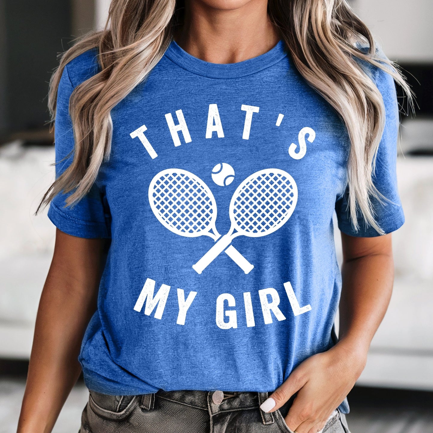 That's My Girl Tennis Shirt - Sunfire Tees