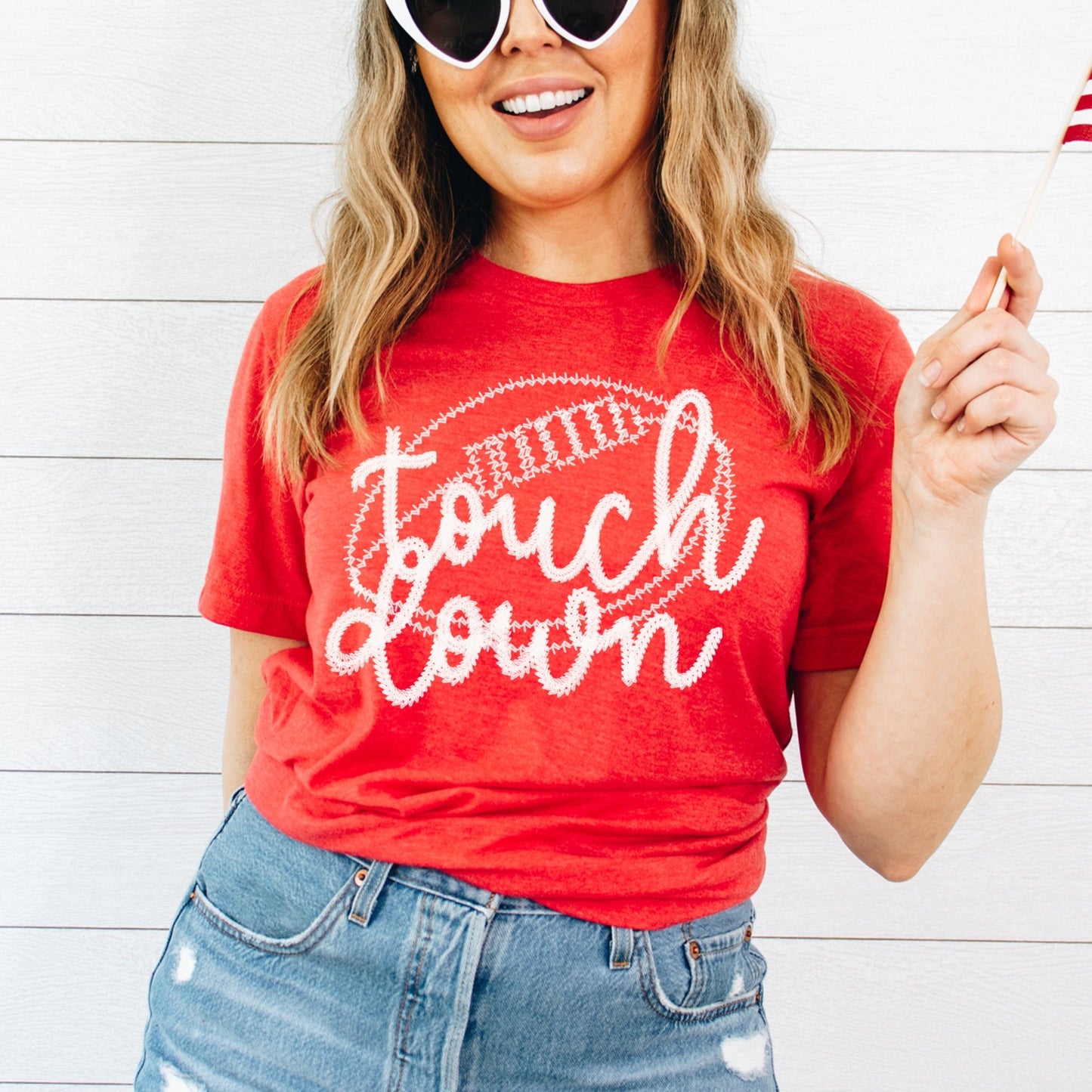 Touchdown Football Shirt - choose your color - Sunfire Tees