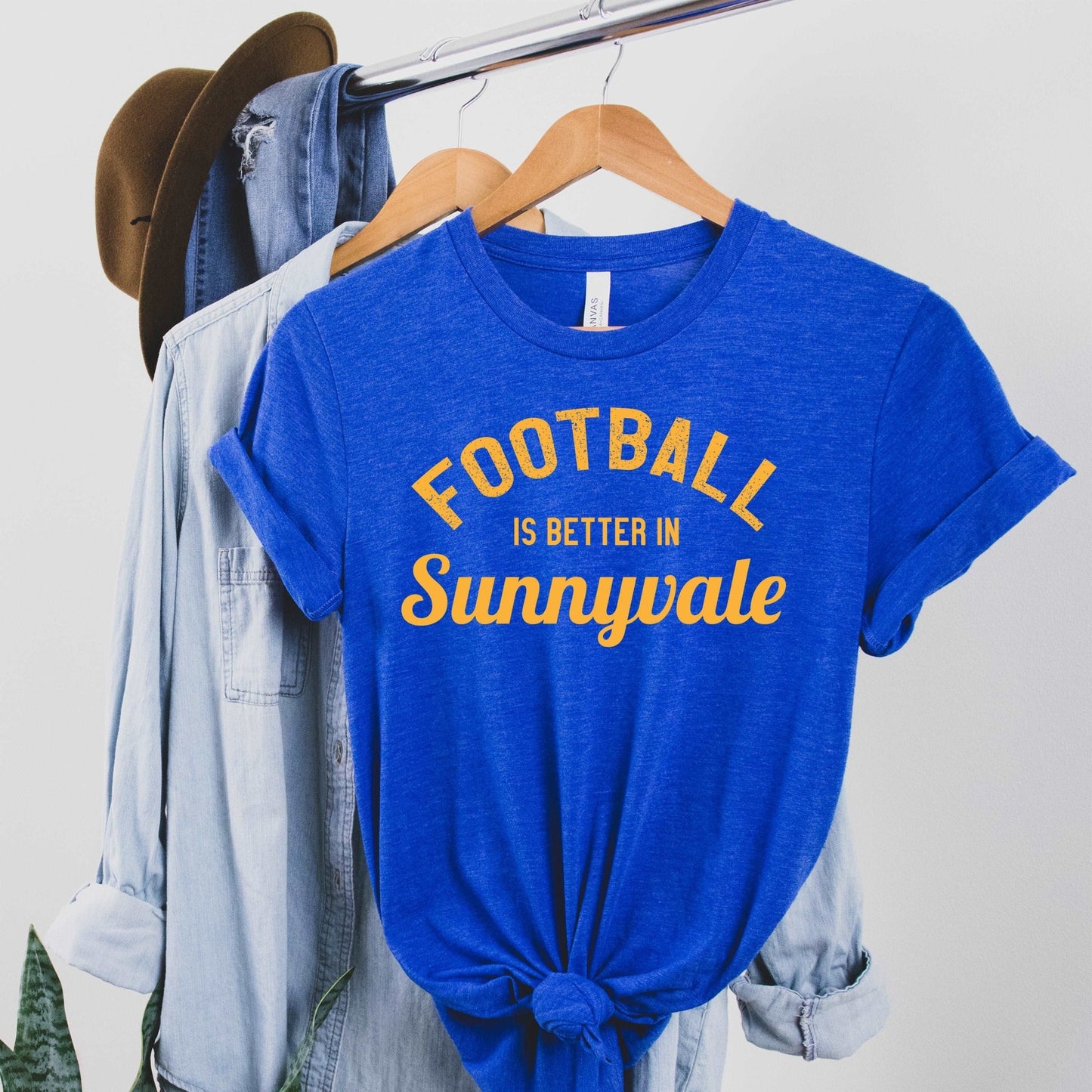Football is Better in Sunnyvale - Heather Royal - Sunfire Tees