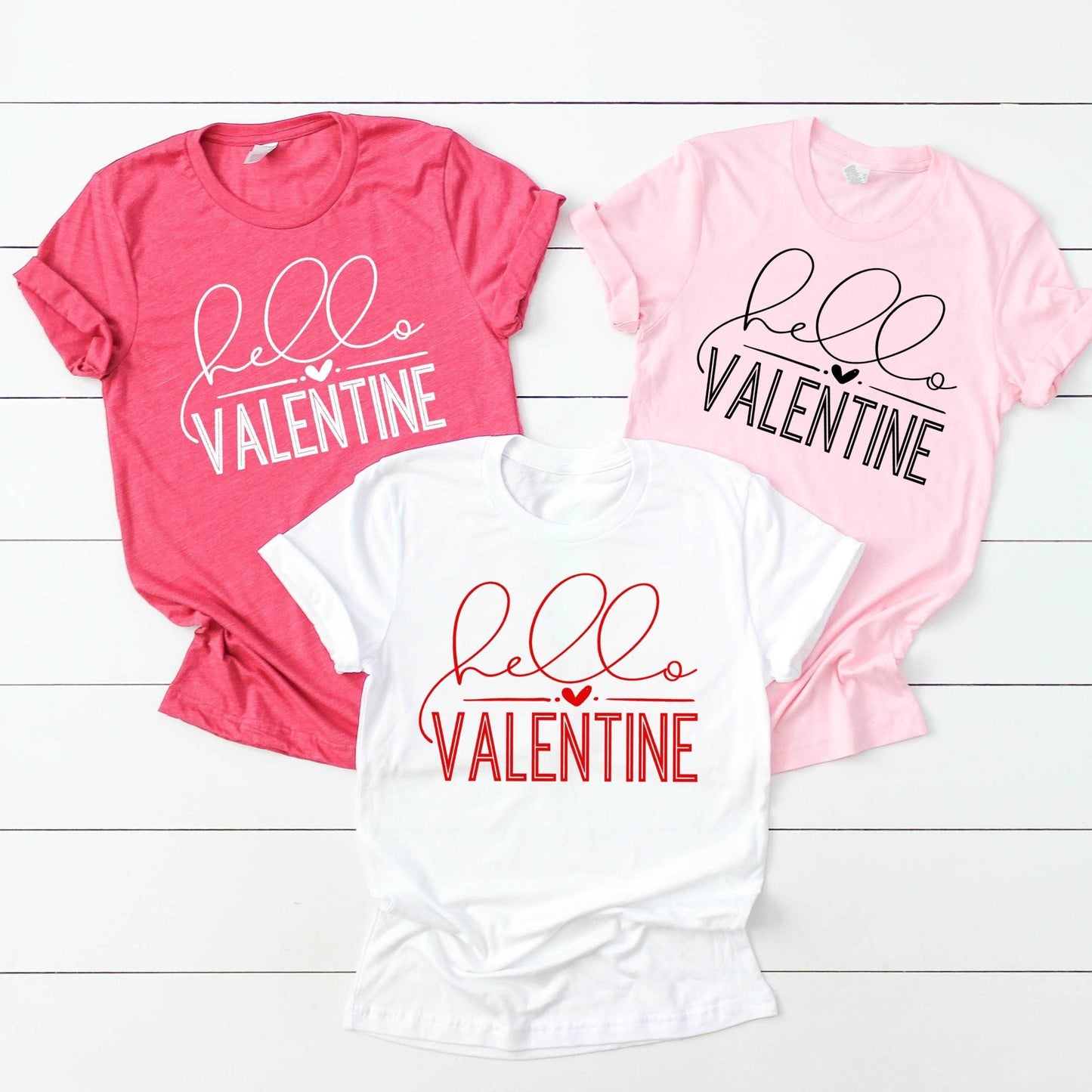 Hello Valentine Shirt - Sunfire Tees