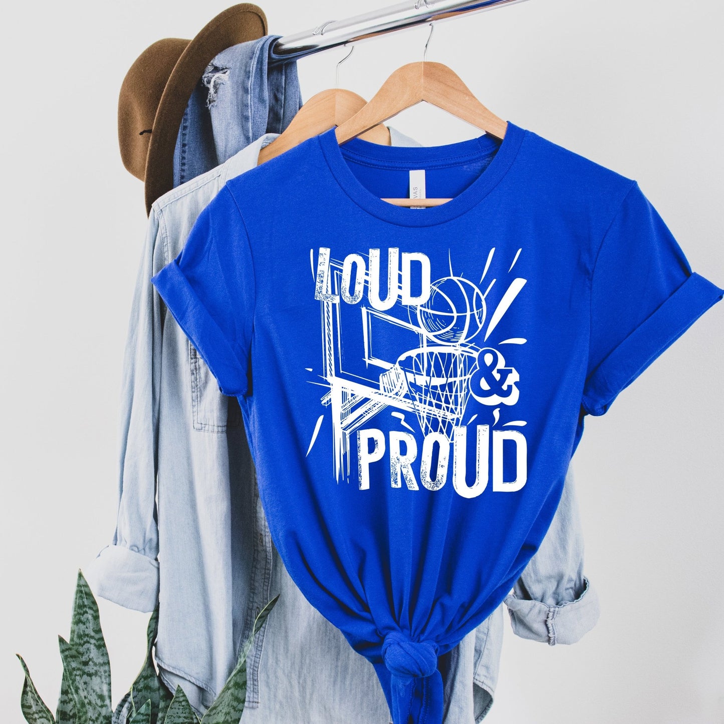 Loud & Proud Basketball - Choose Your Color - Sunfire Tees