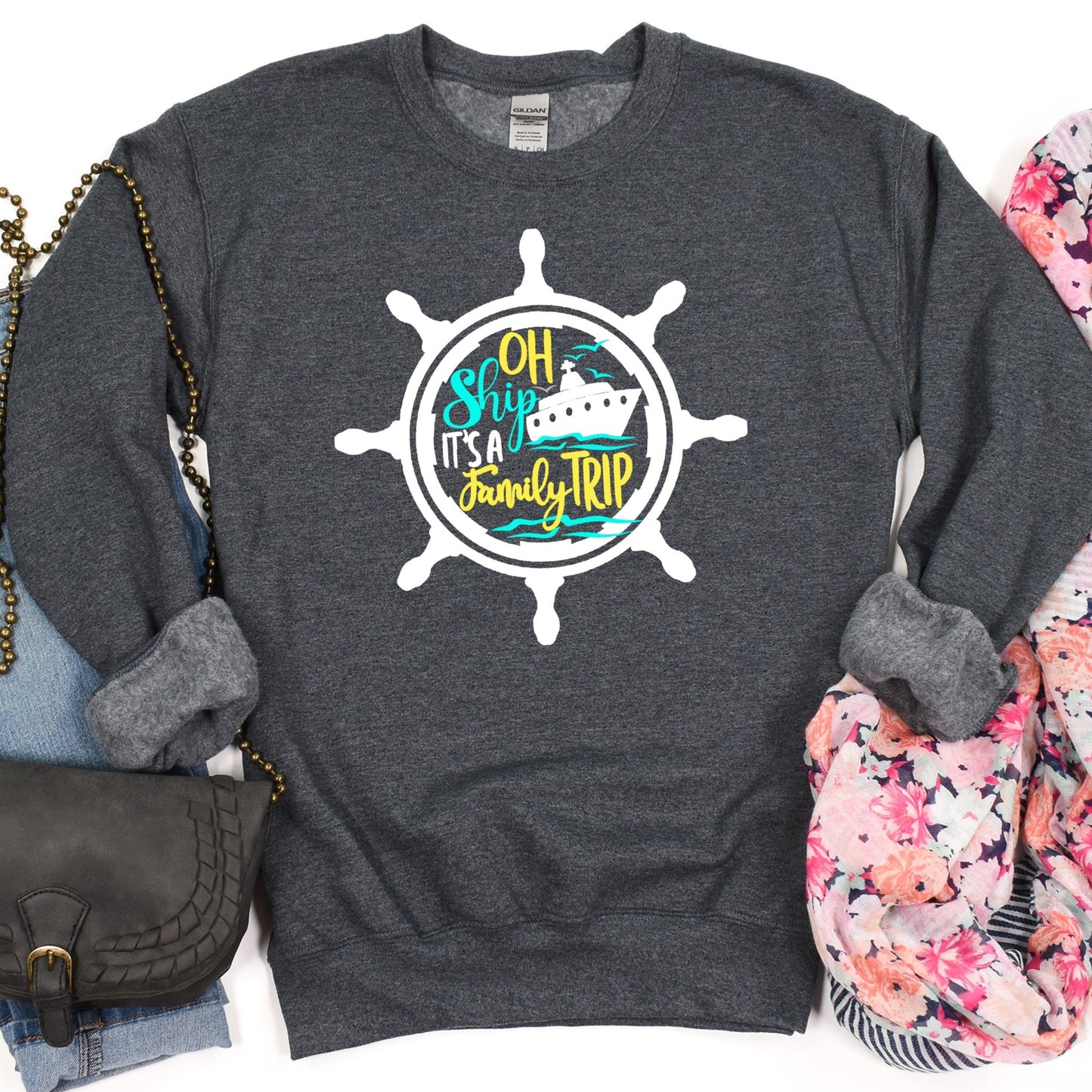 Oh Ship it's a Family Trip - Sunfire Tees