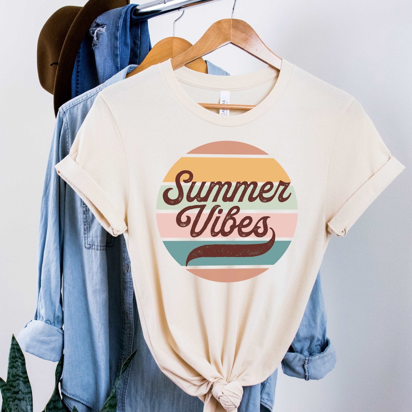 Summer Vibes - Natural - Sunfire Tees