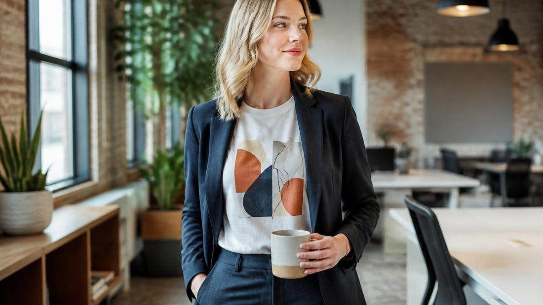 How to Style Graphic Tees for Work: 2026 Guide - Sunfire Tees