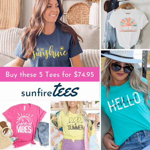 Buy 5 Tees for $74.95* - Summer