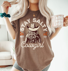 Stay Salty Cowgirl - comfort colors