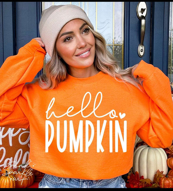 Hello Pumpkin - orange