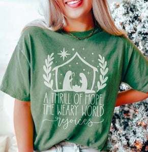 A Thrill of Hope - CC Light Green - Sunfire Tees