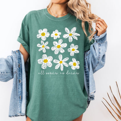 All Oopsies, No Daisies - CC light green - Sunfire Tees
