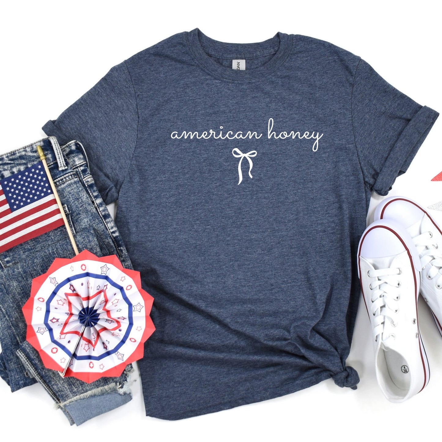American Honey - heather navy - Sunfire Tees