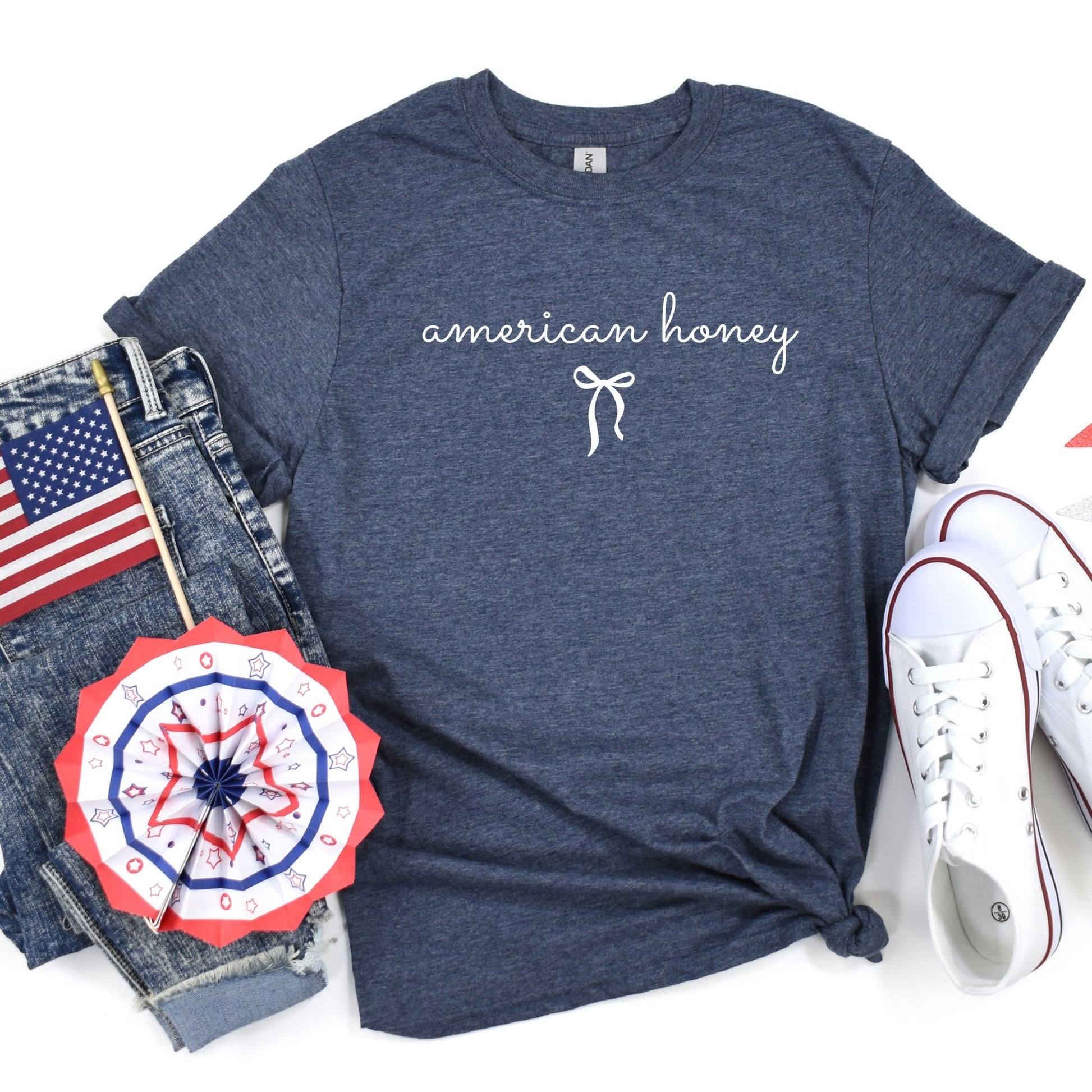 American Honey - heather navy - Sunfire Tees