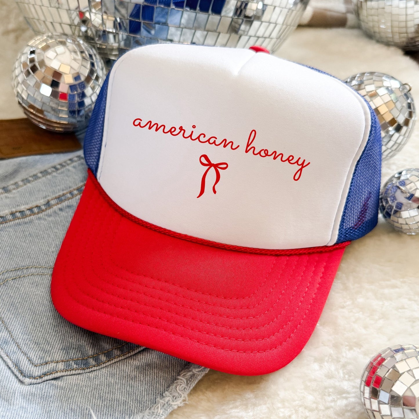 American Honey Trucker Hat - Sunfire Tees