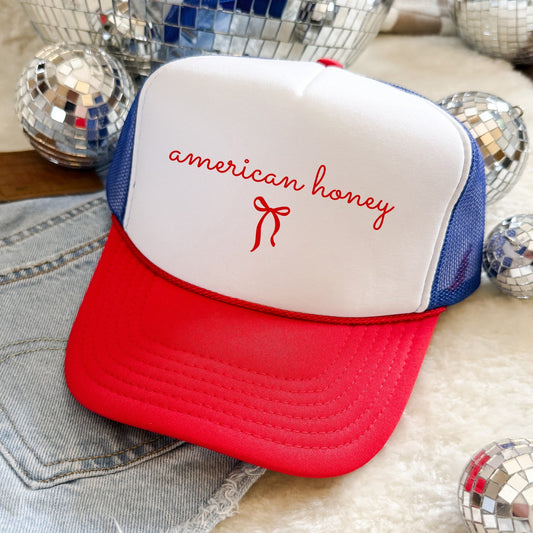 American Honey Trucker Hat - Sunfire Tees