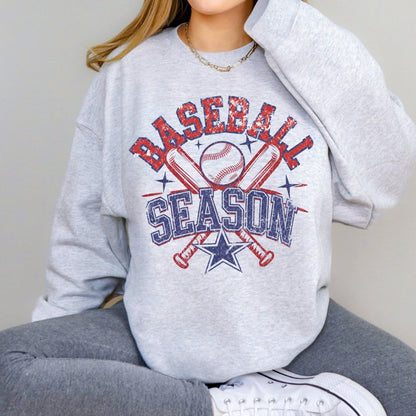 Baseball Season - Ash - Sunfire Tees