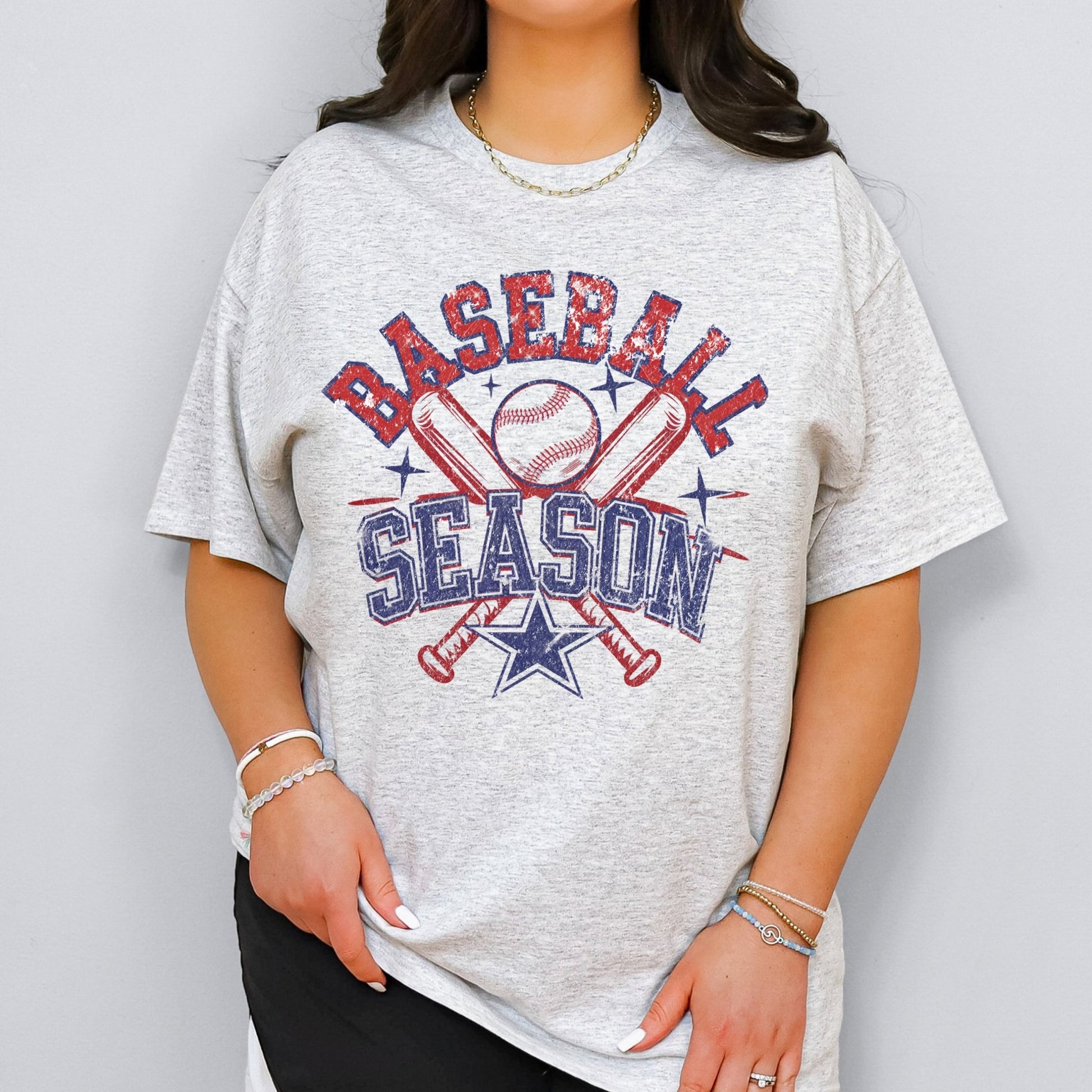 Baseball Season - Ash - Sunfire Tees