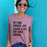 Be Kind, Eat Cake - Sunfire Tees