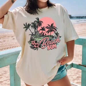 Beach Bum Scene - natural - Sunfire Tees