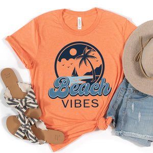 Beach Vibes - heather orange - Sunfire Tees