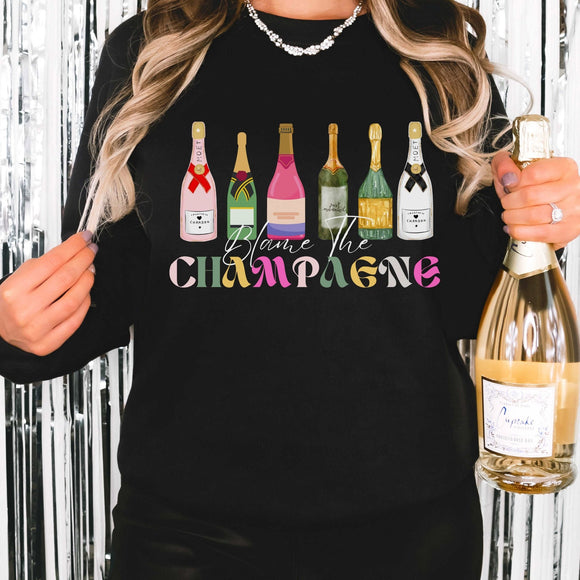 Blame The Champagne - Sunfire Tees