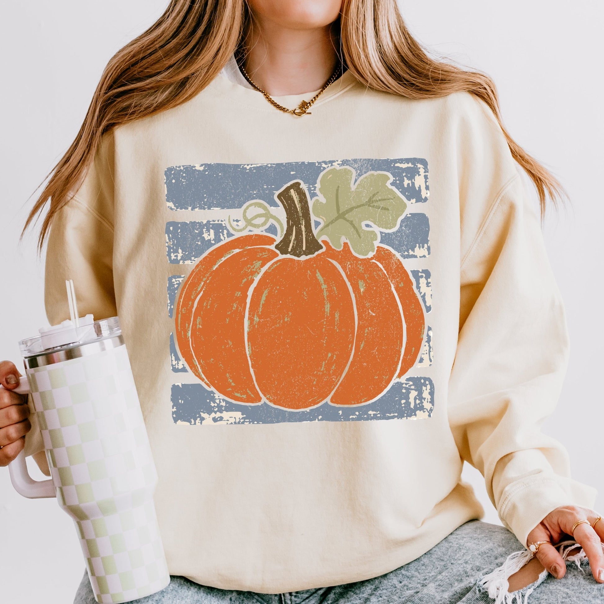 Blue Striped Pumpkin - Sunfire Tees