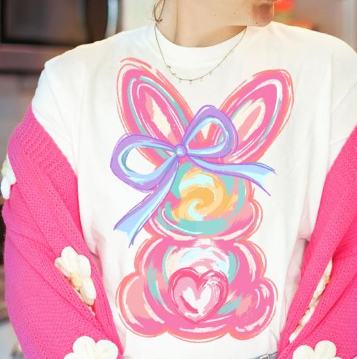 Bright Easter Bunny Tee - Sunfire Tees