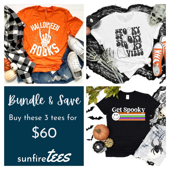 Buy 3 Tees for $60 - Halloween - Sunfire Tees