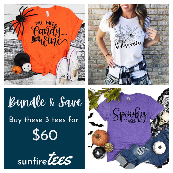 Buy 3 Tees for $60 - Halloween - Sunfire Tees