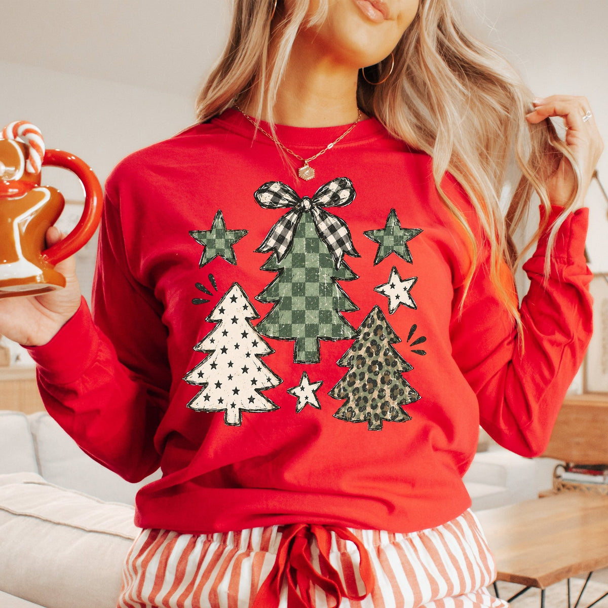 Camo Christmas Tress - Comfort Colors - Sunfire Tees
