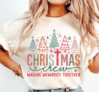 Christmas Crew Bright Trees - Comfort Colors - Sunfire Tees