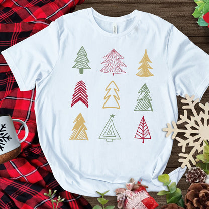 Christmas Trees - white - Sunfire Tees